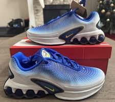 New Nike Youth Air Max DN SE Racer Blue Vibrant Yellow Sneakers Size 7Y