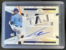 2023 National Treasures Taj Bradley Die Cut Material Jersey Holo Gold Auto #/25