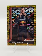 2025 Topps Chrome Formula 1 F1 Max Verstappen Portrait Gold Logofractor  42/50