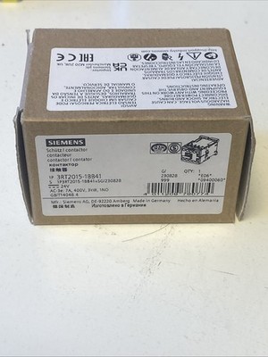 Siemens SIRIUS Leistungsschütz 3RT2015-1BB41 - NEU & OVP
