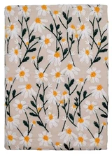  5.5x8.5 Bible Cover for Women Embroidery Book Covers for 8.5in Daisy 2