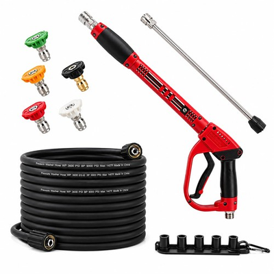 #ad Pressure Washer Gun and Hose Kit 25FT High Pressure Power Washer Hose with S... $65.60