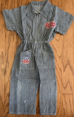 Vintage Kinder New York Central System Union Pacific Zug Schaffner Overall