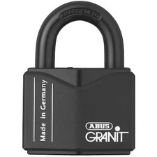 Abus 37/55 Kd Padlock, Keyed Different, Standard Shackle, Square Hardened Steel