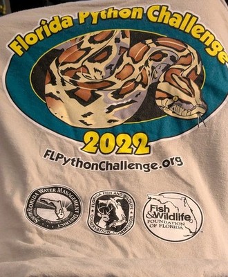 Florida Python Snake Challenge 2022 T-Shirt Unisex Adult Size 2XL