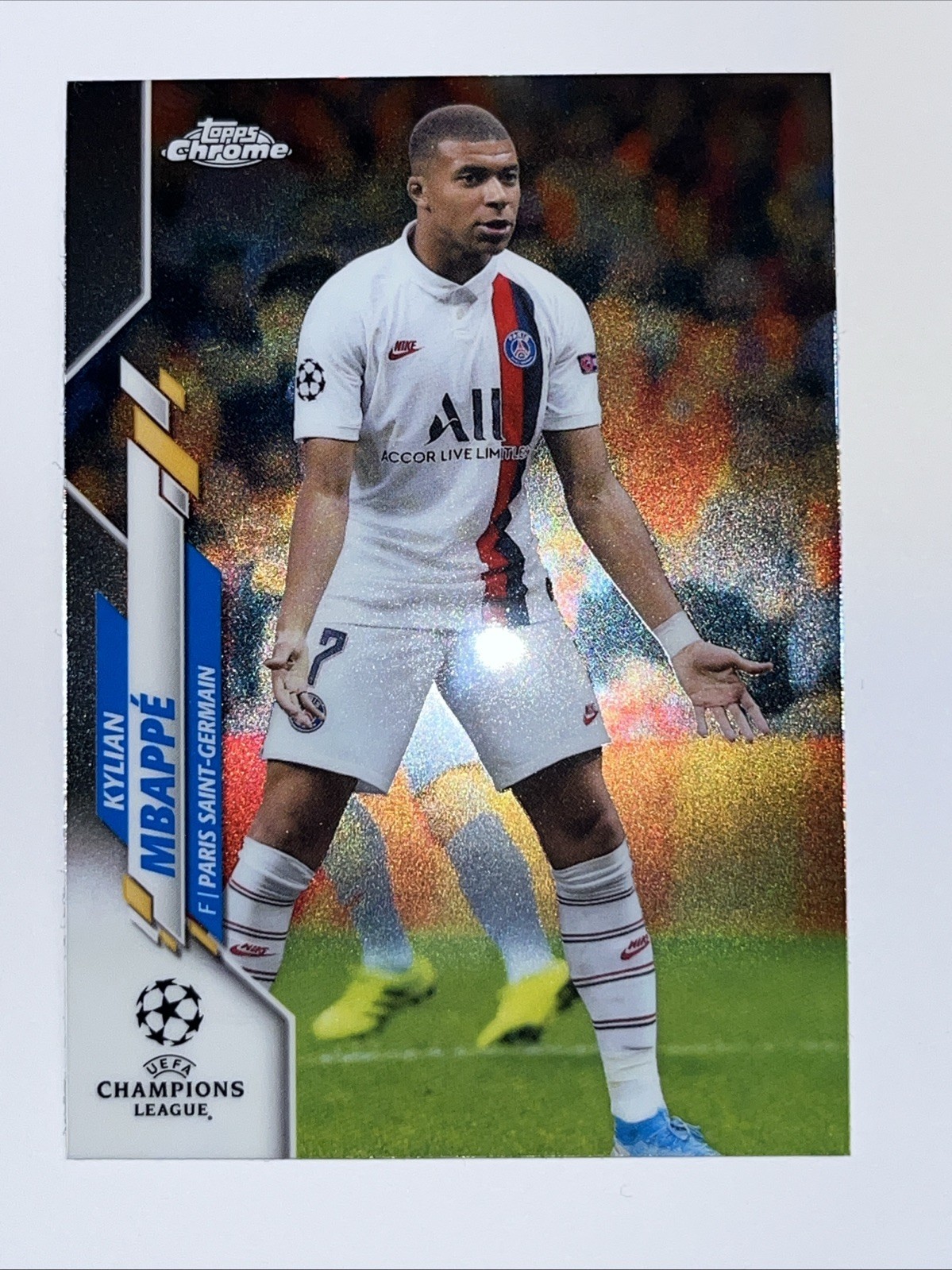 KYLIAN MBAPPE 2019-20 Topps Chrome UCL #26 Paris Saint-Germain France (1328š„š„