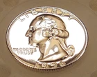 1956  Gem Proof Quarter 90% SILVER EYE CANDY Blazing Mirrored Surfaces #122 ~ 8