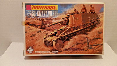 Matchbox Sd.Kfz 124 Wespe Model Kit PK-77 1/76 scale COMPLETE KIT