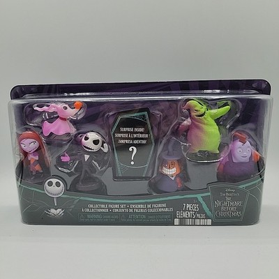 Nightmare Before Christmas 7 piece Collectible 2'' Figure Set w/Surprise #46368
