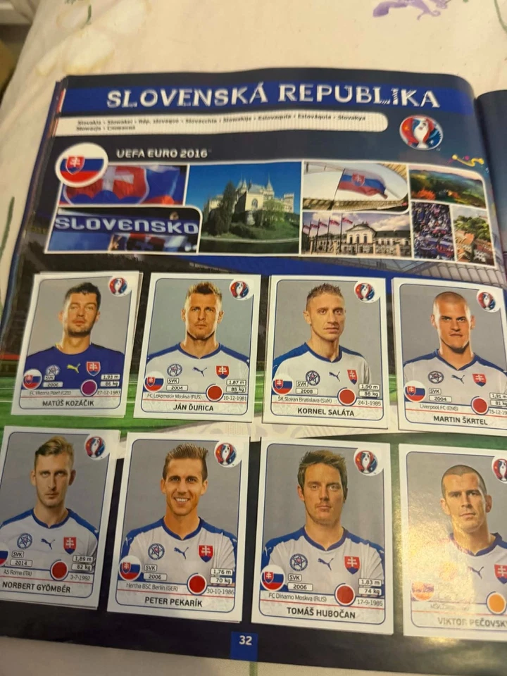 Panini UEFA Euro 2016 France Official Sticker Album - Complete - Image 3 of 4