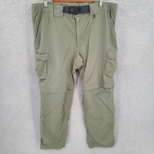 Boy Scouts Of America Switchback Pants Mens Medium Green Convertible Nylon Cargo