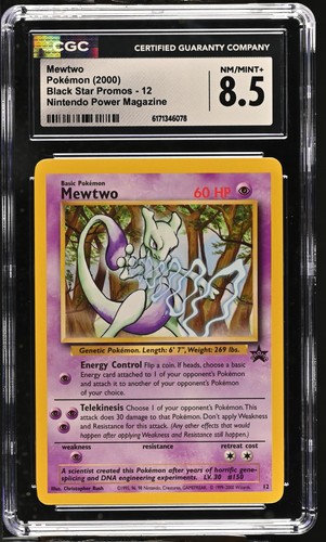 Mewtwo graded CGC 8.5 for sale on eBay