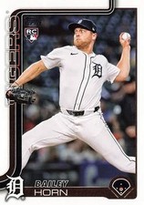 2025 Topps Update #US162 Bailey Horn Detroit Tigers Rookie Card RC