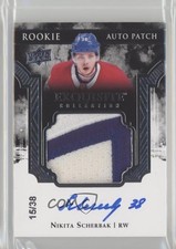 2017 Upper Deck The Cup Exquisite Rookie 15/38 Nikita Scherbak Patch Auto 1e15
