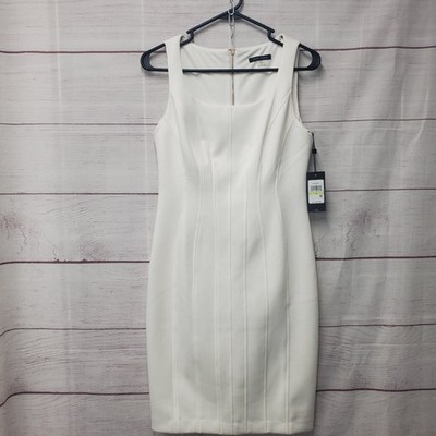 tommy hilfiger bodycon dress NWT Ivory White Sleeveless Size 4 Ribbed READ Size:XL (US 16) product_type-Shirt Dresses Gorgeous Long Sleeves Light