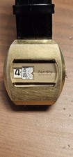 Vintage ZentRa Automatik Scheibenuhr – 70er Jahre – Jumping Uhr – Selten!