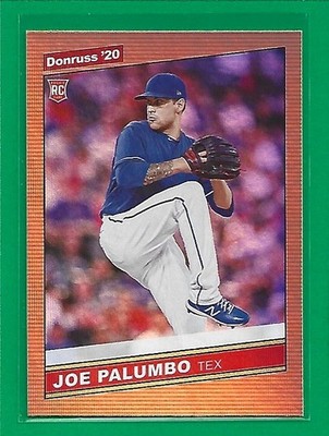 2020 Panini Donruss - Joe Palumbo R86 #244 Holo Orange Texas Rangers 