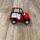 Vintage 1970's Red Jeep Wrangler Mini Tonka W/Roll Cage