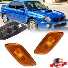 Fits 2002-2003 Subaru Impreza WRX/RS/TS/Outback Amber Side Marker Signal Lights