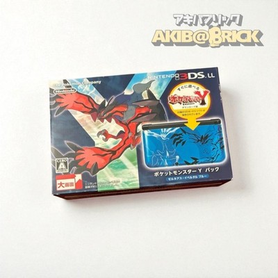 Nintendo 3DS LL Pokemon Y Pack Xerneas Yveltal XY Blue Limited