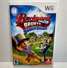 Atari Backyard Sports: Sandlot Sluggers Nintendo Wii 2008 E Multiplayer Complete
