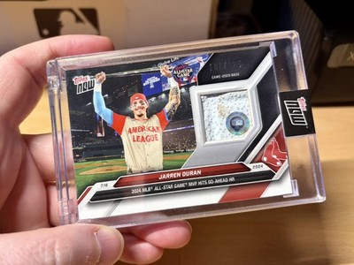 2024 TOPPS NOW MLB ALL-STAR MVP JARREN DURAN GAME - USED BASE RELIC #438A 101/125