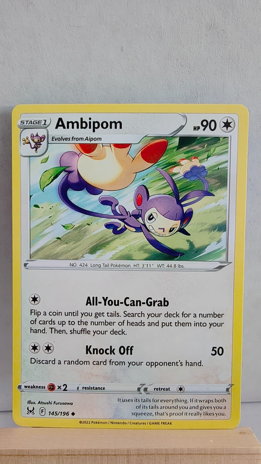Ambipom [LP] - Pokemon TCG Lost Origin 145/196 [Uncommon]