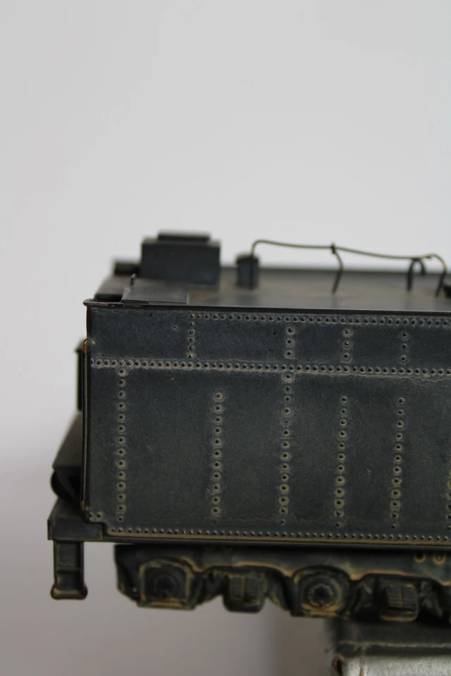 Vintage Tenshodo Brass 3463 Santa Fe Tender Car w/ Box, T-139 - Image 4 of 4