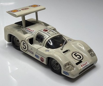 SOLIDO CHAPARRAL 2F WHITE VINTAGE 1968 DIECAST 1:43 NO.169 FRANCE