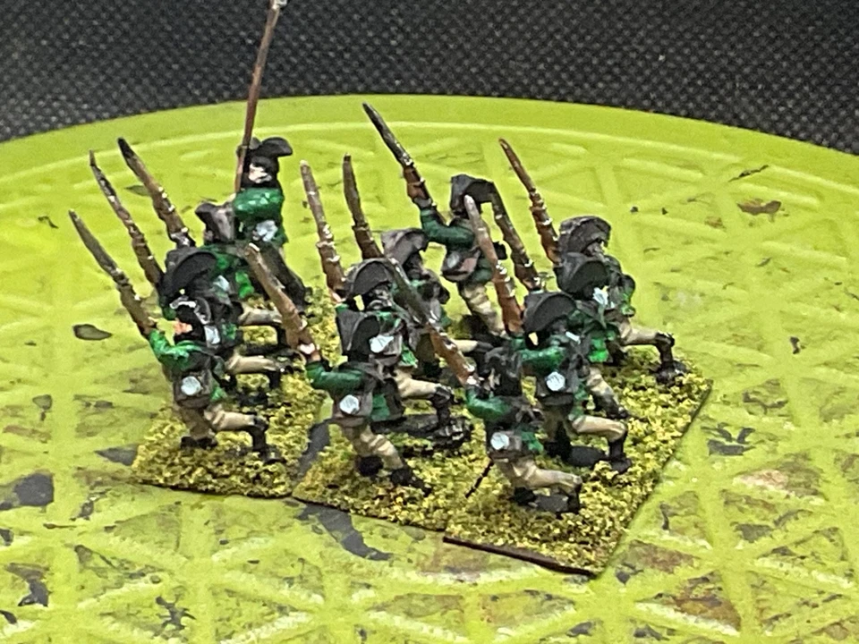 Milicia colonial americana AWI pintada a mano de 15 mm (12 figuras) Foto 3 de 4