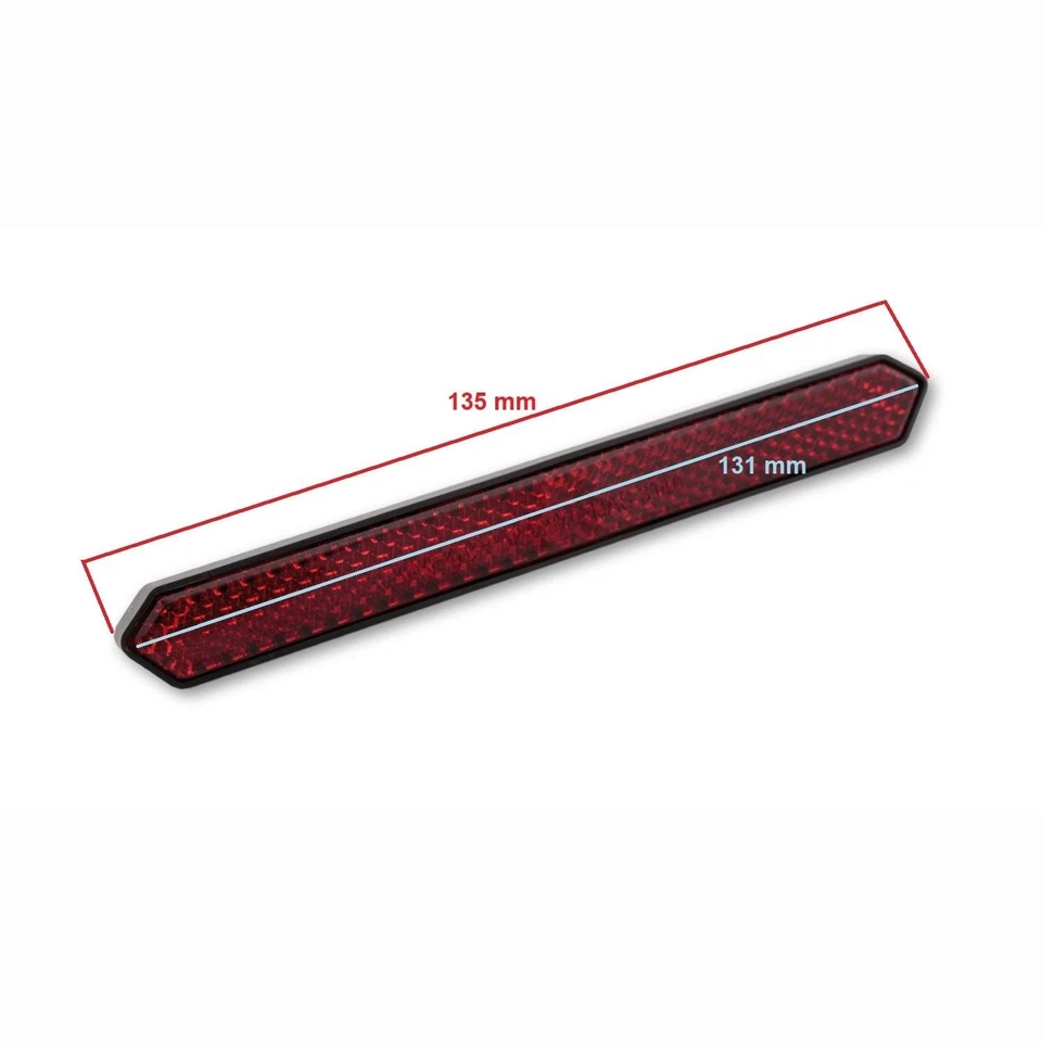 Motorrad Reflektor Rückstrahler Quad Katzenauge Kennzeichenbefestigung Universal - Bild 3 von 4