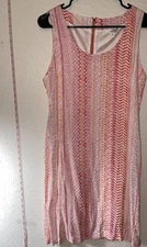 Charming Charlie Tank Dress Womens Size Medium Zip Back