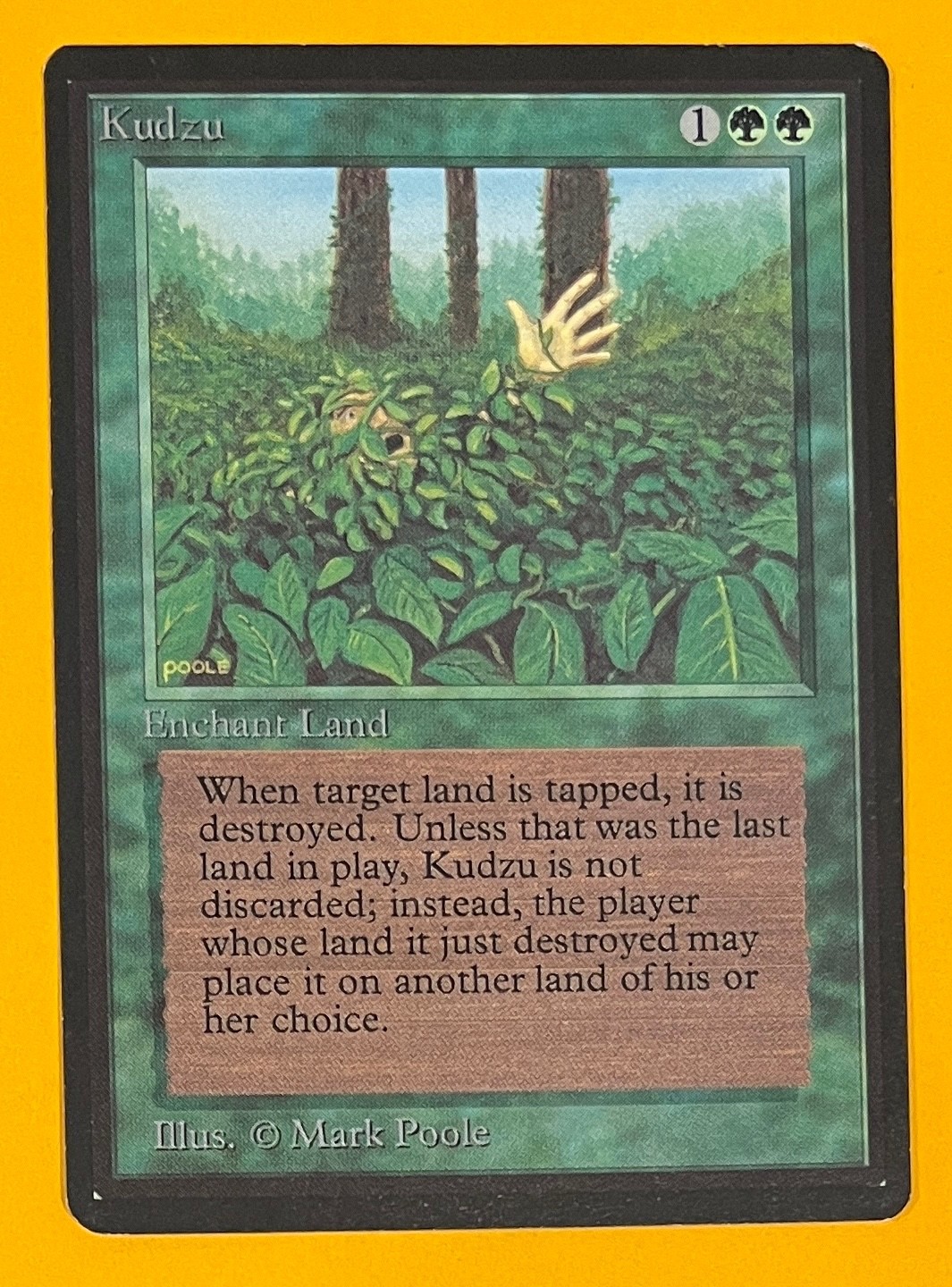 MTG KUDZU Beta LP (OldManMTG 014-368)