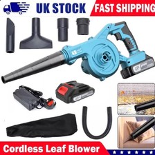 48V Cordless Leaf Blower, 2-in-1 Vacuum Cleaner with 1 Battery + Charger + Tube