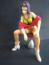 Figurine sexy pin-up PVC Faye Valentine / Hauteur 14 cm / Cowboy Bebop