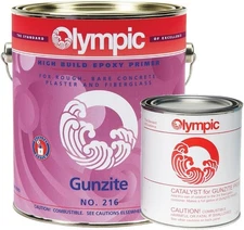 Olympic Pool Paint - Gunzite Primer - 1 Gallon - Two-Part Epoxy Primer for Rough