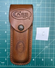 Case XX Folding Hunter Knife Sheath Authentic Case Leather Sheath Free Shipping