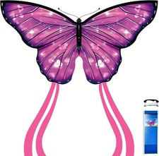 Stunning Butterfly Kite: Lightweight, Easy Assembly - Perfect for Outdoor Fun