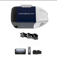 Chamberlain 1/2HP Heavy Duty Chain Drive Garage Door Opener W/ Remote D2101
