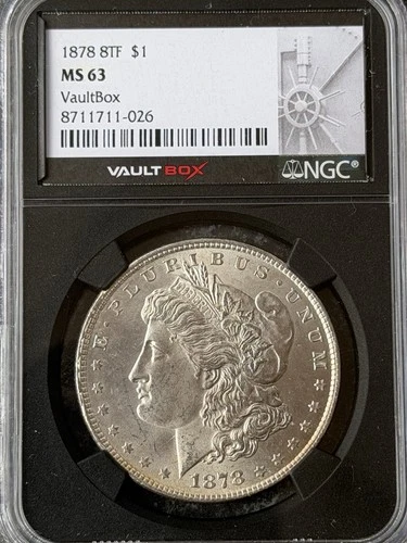 1878 8TF $1 MS 63 Morgan Silver Dollar