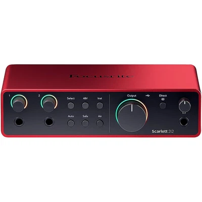 Focusrite Scarlett 2i2 USB-C Audio Interface (Gen 4)