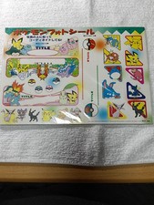 Pokemon Photo Sticker Seal Banpresto 2000 Japanese Nintendo E3501