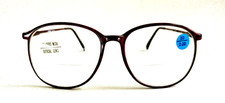NWT Vintage 90's Carbon Fiber School Boy Bi-Focal Reading Glass 2.25 Burgundy 