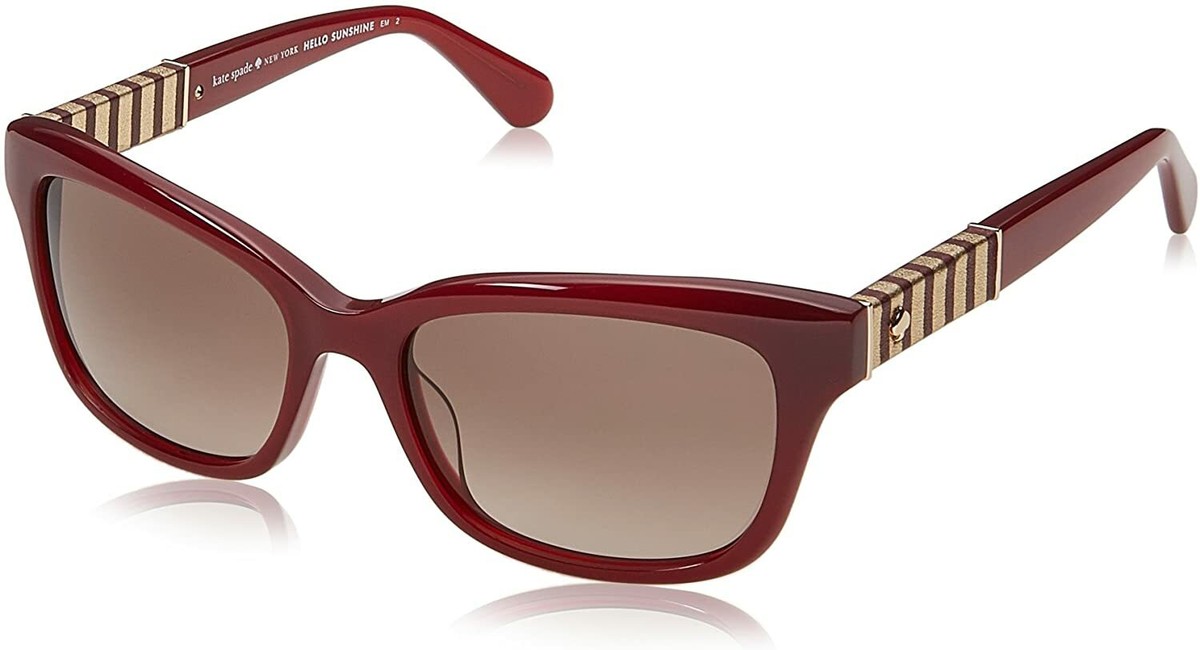 Kate Spade Brown Sunglasses with Pink Case and Cloth Kate Spade Gradient Sunglasses Genice/S 0RRD WI Pink/Rose  main image 2