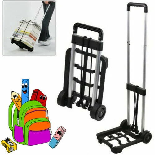 Carrello Per Zaino Bagagli Pacchi Trolley Porta Cartella Scuola