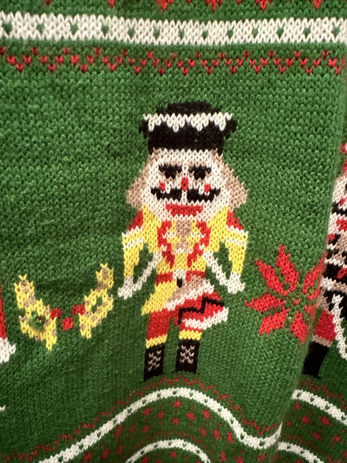 MY Xmas PARTY Nutcracker Unisex Women Men Pullover Sweater Acrylic Ugly Mediuim