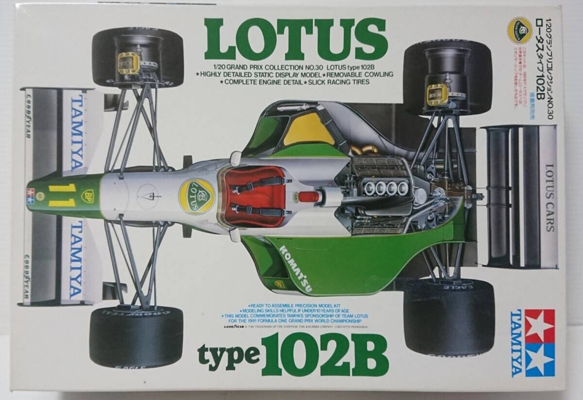 TAMIYA 1/20 Lotus 102B Ford 1991 Grand Prix Series No.30 Plastic