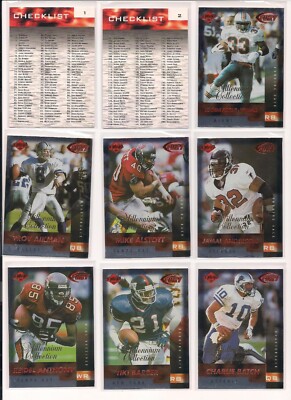 1999 Collector's Edge Fury Millennium Collection Football Cards / Choose / mb49