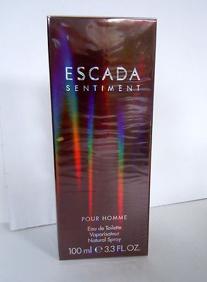 ESCADA Sentiment Pour Homme  Eau de Toilette  100ml  Spray NEU OVP in Folie