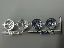 1984 GMC 4x4 Pickup Truck 1/25 Chrome Centerline style rim wheels model car part